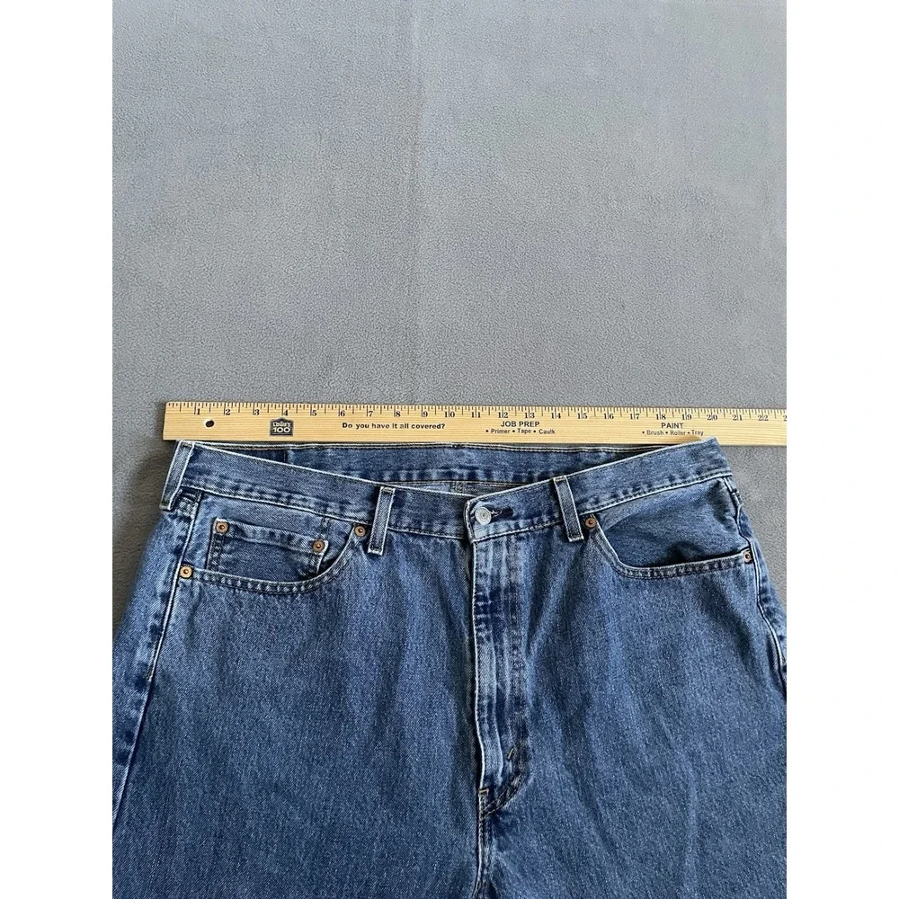 Levi's Mens 505 Regular Fit Jeans Medium Wash Straight Leg Size 40x30